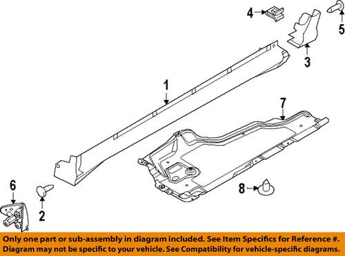 Lincoln oem w701882s439 exterior-molding extension clip