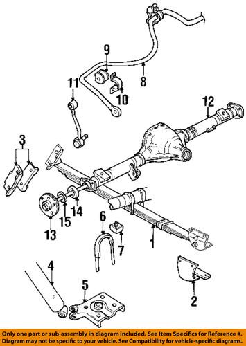 Ford oem f57z5493bd stabilizer bar-stabilizer bar insulator