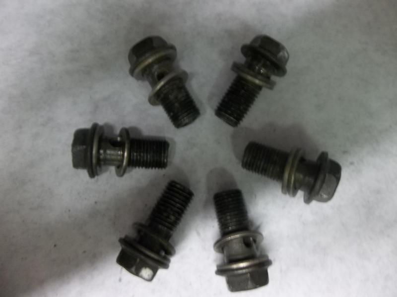 02 suzuki bandit 600 s - brake banjo bolts x6