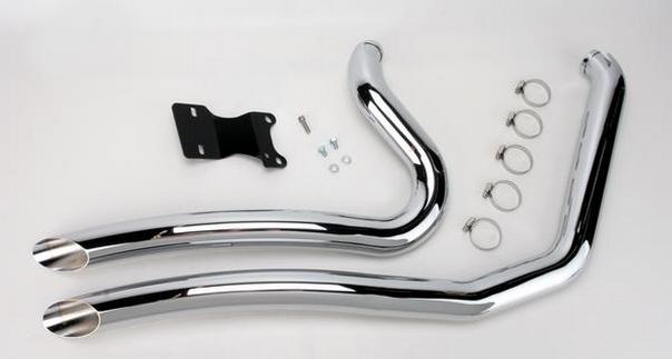 Samson legend hell raisers exhaust system chr harley-davidson fxd 2006-2010