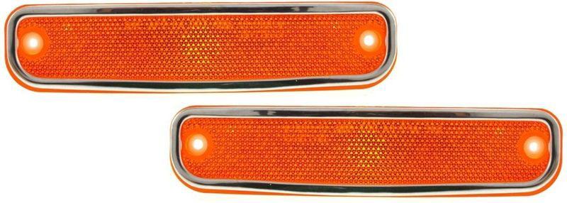 Side marker light lamp pair set (driver & passenger side, qty 2)