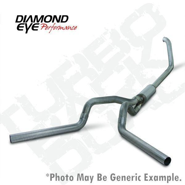 Diamond eye k4320s diesel exhaust 4" turbo back 409 ss powerstroke