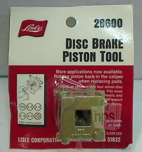 Lisle 28600 disc brake piston tool 3/8" drive cube new