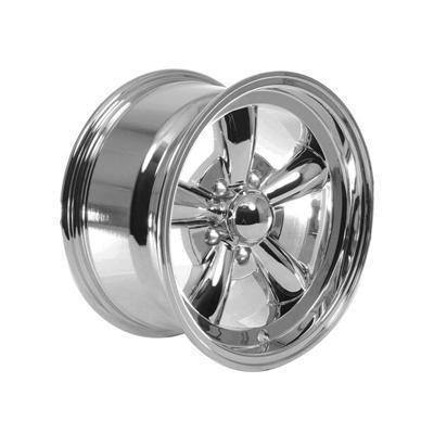 Summit racing legend 5 series chrome wheel 15"x8" 5x4.5" bc