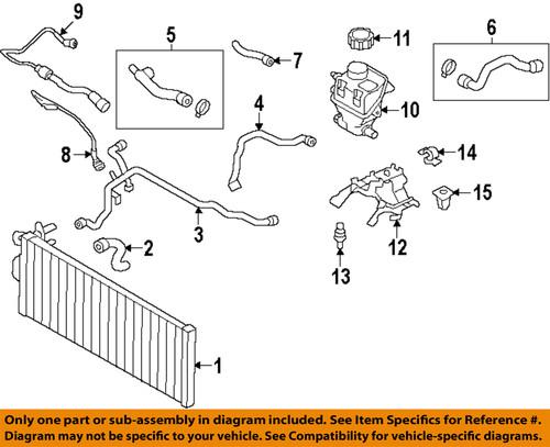 Bmw oem 17137606025 intercooler-bracket