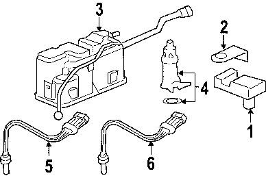 Pontiac 12592015 genuine oem factory original purge control valve