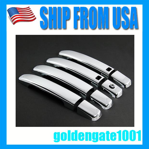 Us chrome door handle cover trims for 2007-2011 nissan sentra 4-door qashqai gg