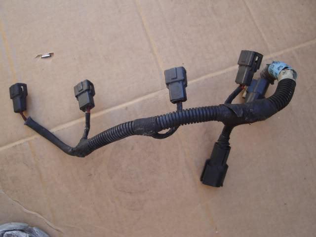 1991 - 1993 mustang 4 cyl fuel injectors wire harness # et226