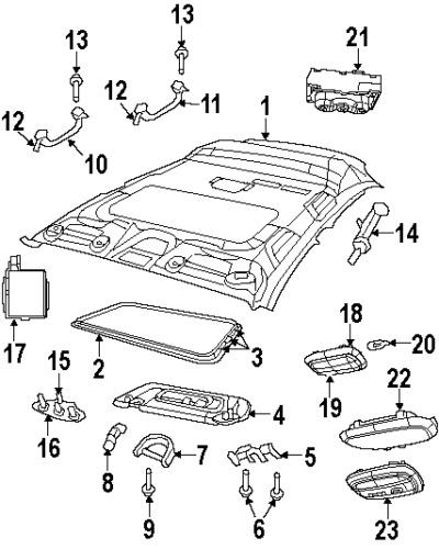 Jeep 1bw49dx9ab genuine oem factory original garage dr opener