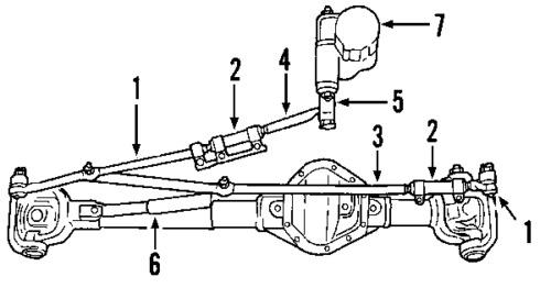 Dodge 68039930aa genuine oem factory original pitman arm