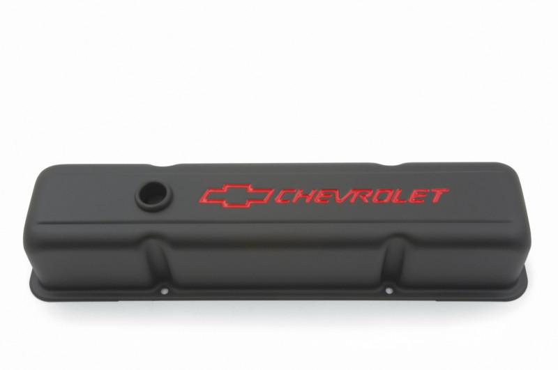 Proform 141-751 gm performance sb chevy tall baffled black crinkle valve covers