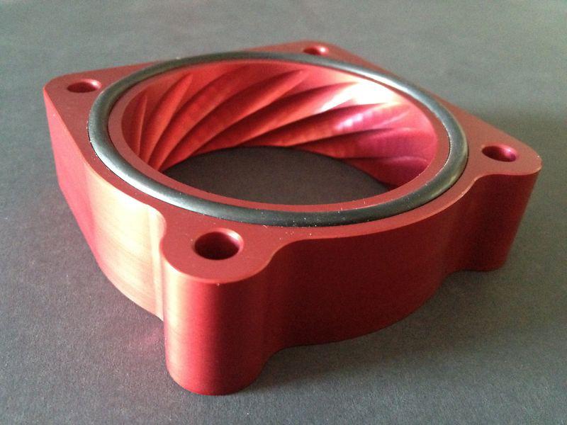 Red nissan sentra se-r/spec v 2.5l, 02-06 altima 2.5l throttle body spacer