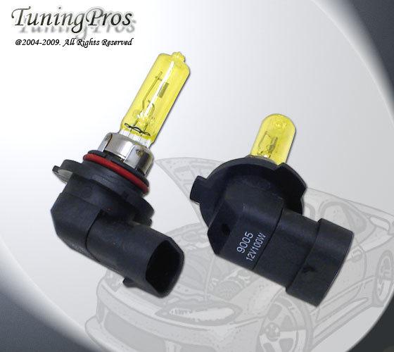 9005 12v 100w 3000k hyper yellow 1 pair xenon gas hid light bulbs high beam 2pcs