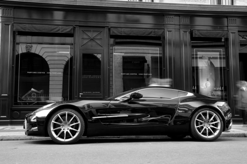 Aston martin one-77 hd poster one77 super car b&w print multiple sizes available