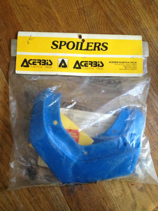 Vintage nos acervis spoliers hand guards blue 51-15 54-00 51-23 husqvarna maico