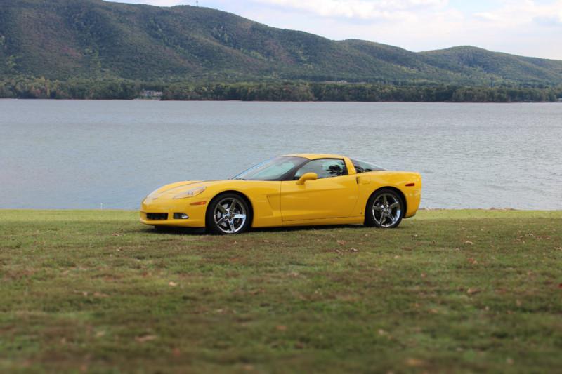 Chevy corvette velocity yellow c6 hd poster super car print multiple sizes avail