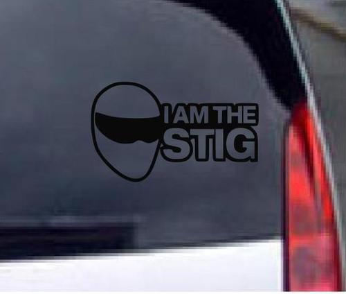 Stig top gear car window sticker decal