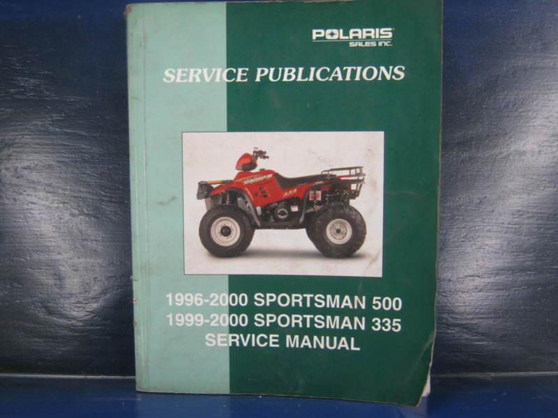 Polaris 1996-2000 sportsman 500 335 service shop repair manual p/n 9915686