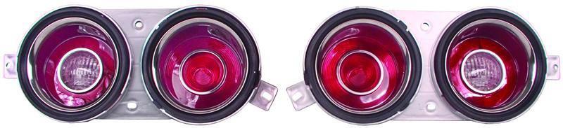 Camaro firebird complete tail lamp light w/ housing 1970-73 hot rod muscle car