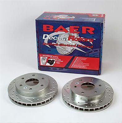 Baer brake rotors crossdrilled slotted iron zinc rear chrysler dodge 300 charger