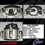 Centric parts 141.61086 front left rebuilt caliper with hardware