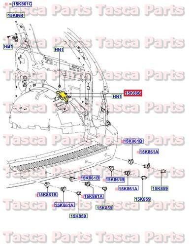 New oem rear parking system backup sensor module 2004-2007 freestar & monterey