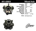 Centric parts 401.42003e rear hub assembly