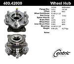 Centric parts 400.42000 rear hub assembly