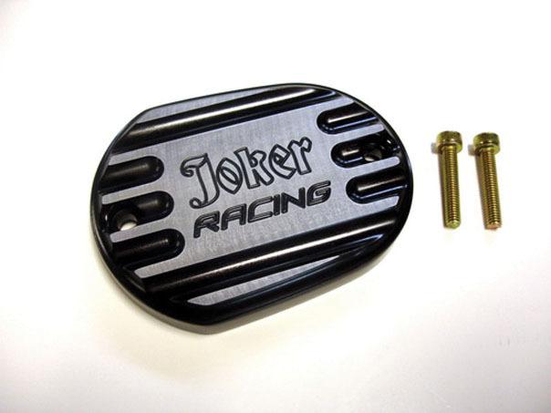 Joker machine front master cylinder cover joker racing blk anodized h-d xl 06-12