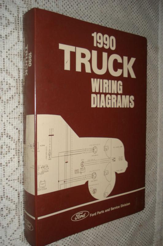 1990 ford truck wiring diagram service manual bronco f series van & more