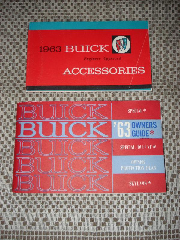 1963 buick owners manual original plus extra nr skylark