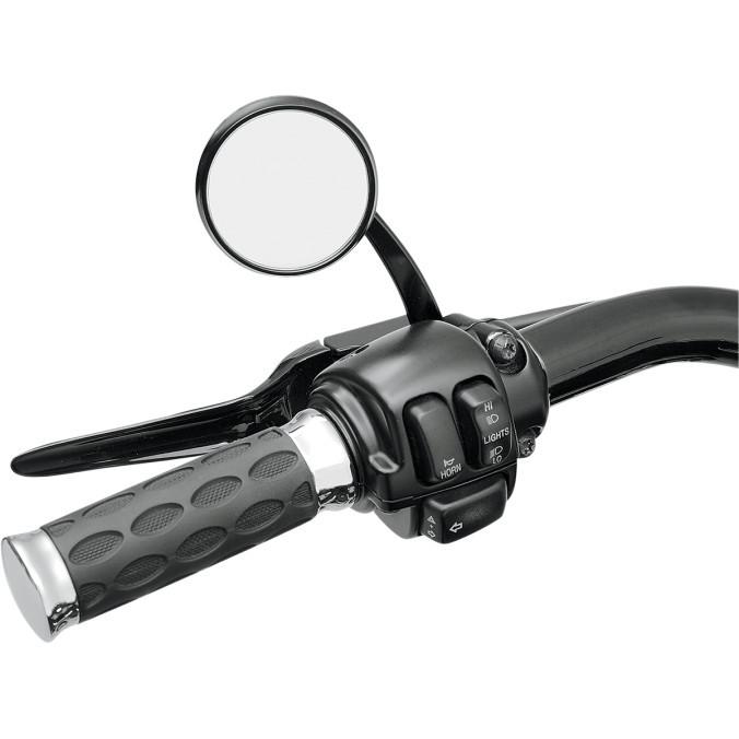 Todd's cycle sml-2 shooter mirror left black harley hand controls