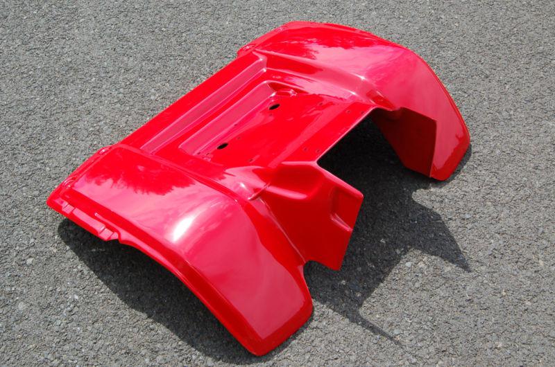 Honda atc 250sx 85 - 87 red plastic rear fender atc250sx plastics