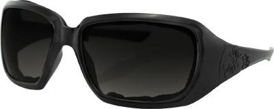 Bobster scarlet sunglasses black w/ smoke lens esca001