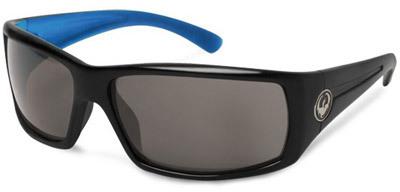 Dragon cinch sunglasses jet blue w/grey lens 720-1843