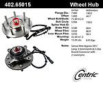 Centric parts 402.65015e front hub assembly