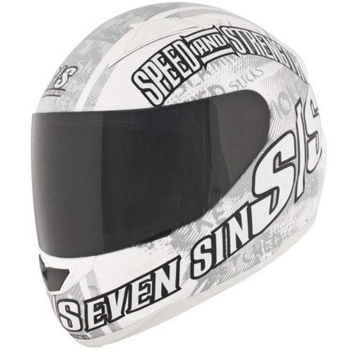 Speed & strength seven sins ss1500 helmet white