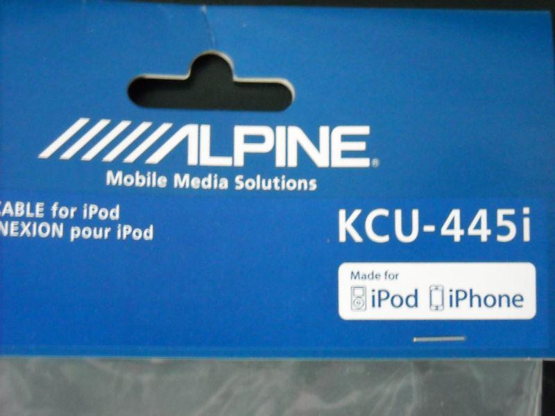 Ipod iphone alpine genuine cable kcu-445i interface