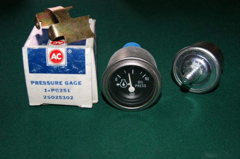 Ac delco oil  gauge & sender - electrical - new in the box - made in usa!!!