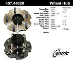 Centric parts 407.44020 rear hub assembly