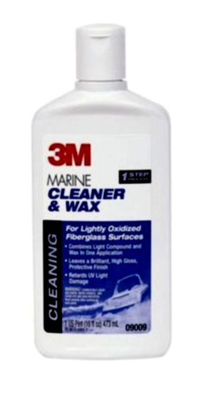 3m marine cleaner and wax fiberglass/gelcoat boats yachts motor homes 32 oz.