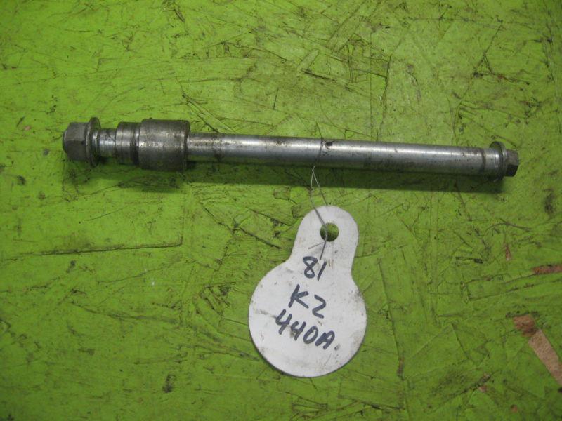 1981 kawasaki kz 440 a front axle