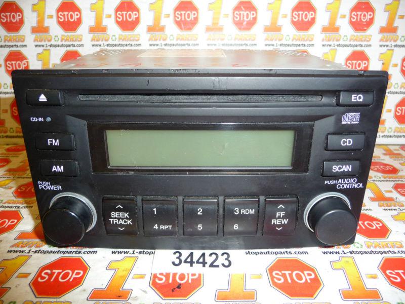 06 07 08 09 10 11 hyundai accent am/fm radio cd player 96100-1e481wk oem