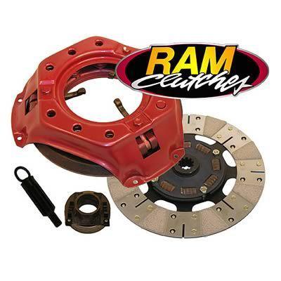 Ram clutch kit powergrip iron/organic 1 1/16"- 10-spline 11" disc ford kit