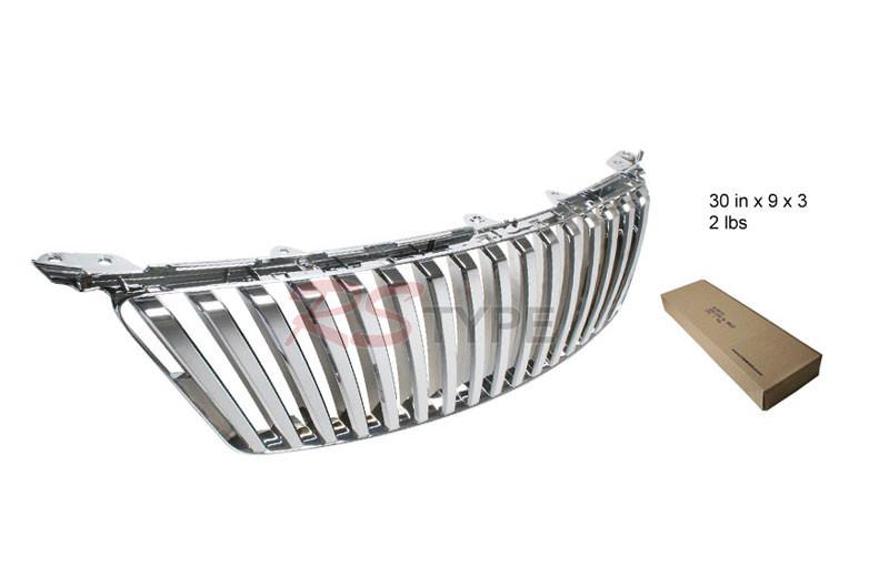 06 07 08 09 10  lexus is250 / is350 vertical chrome style abs front hood grill