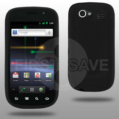 Black gel protection case cover skin for google nexus s