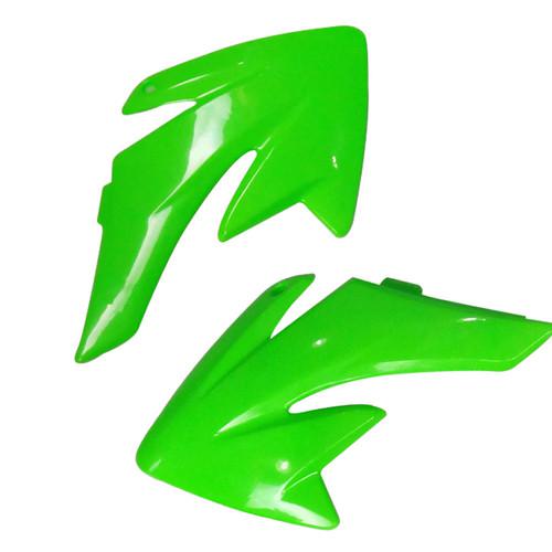 Green plastic tank shrouds body plate fender f/ honda crf70 ssr dirt bike pit