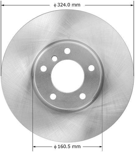 Bendix prt5888 front brake rotor/disc-disc brake rotor