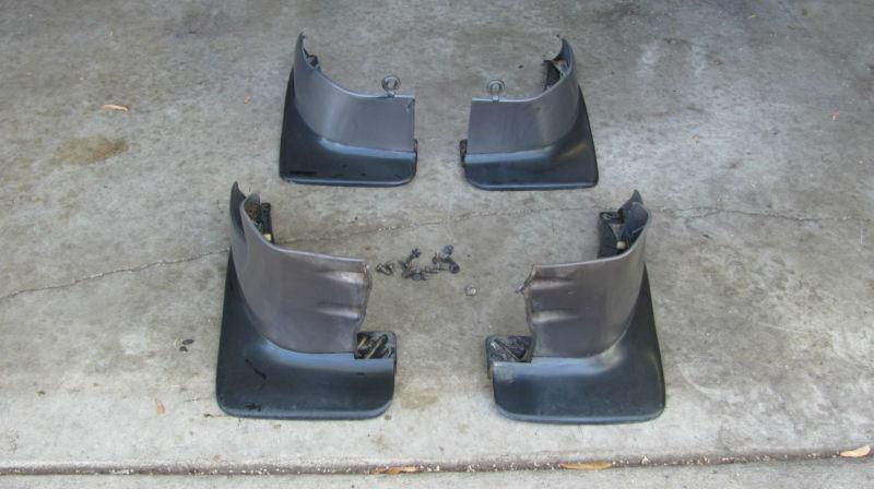 1990-1996 infiniti q45 mud flaps splash guards set oem x4 trim 90 91 92 93 94 95