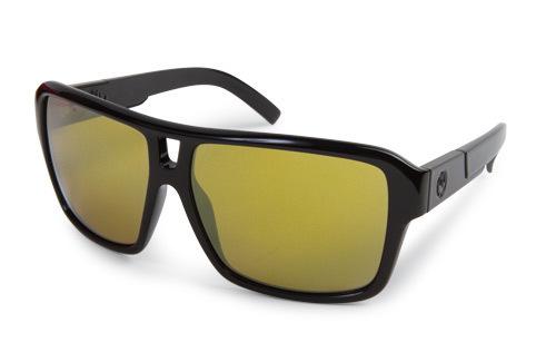 Dragon the jam sunglasses, black gold frame/gold ionized lens